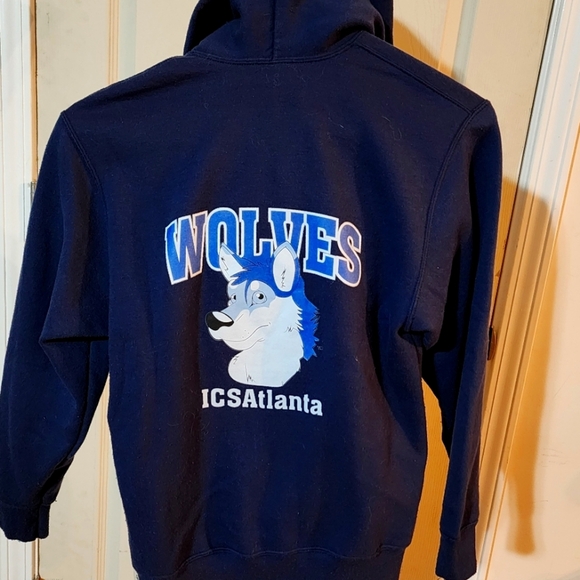 Youth L zipped hoodie - Picture 3 of 3